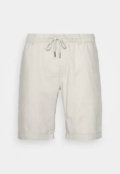 Pier One Linen Blend Drawcord Shorts- Shorts - Beige -Pier One Mannenmode ad307b3758f94473ba5277a4cff77e39