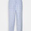 Pier One Pyjamabroek - Light Blue/White -Pier One Mannenmode b5ede060a480464880aa0ac8c576f7a6