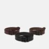 Pier One 3 Pack Unisex - Riem - Black/Brown/Dark Brown -Pier One Mannenmode b7b23cd8203549e5921c13f688755998