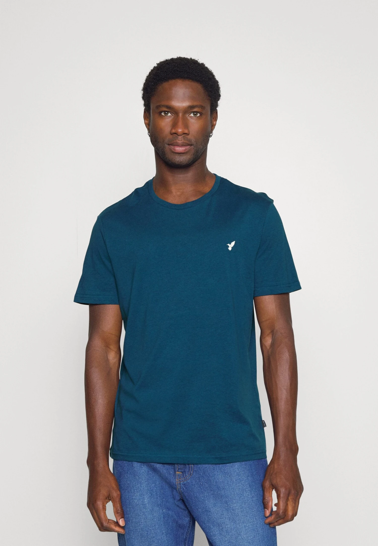 Pier One 5 Pack - T-Shirt Basic - White/Blue/Stone 6 Pier One 5 Pack - T-Shirt Basic - White/Blue/Stone - Afbeelding 4