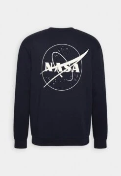 Pier One Nasa - Sweater - Dark Blue -Pier One Mannenmode ba8be8198db945df84bfb5be7a745f39