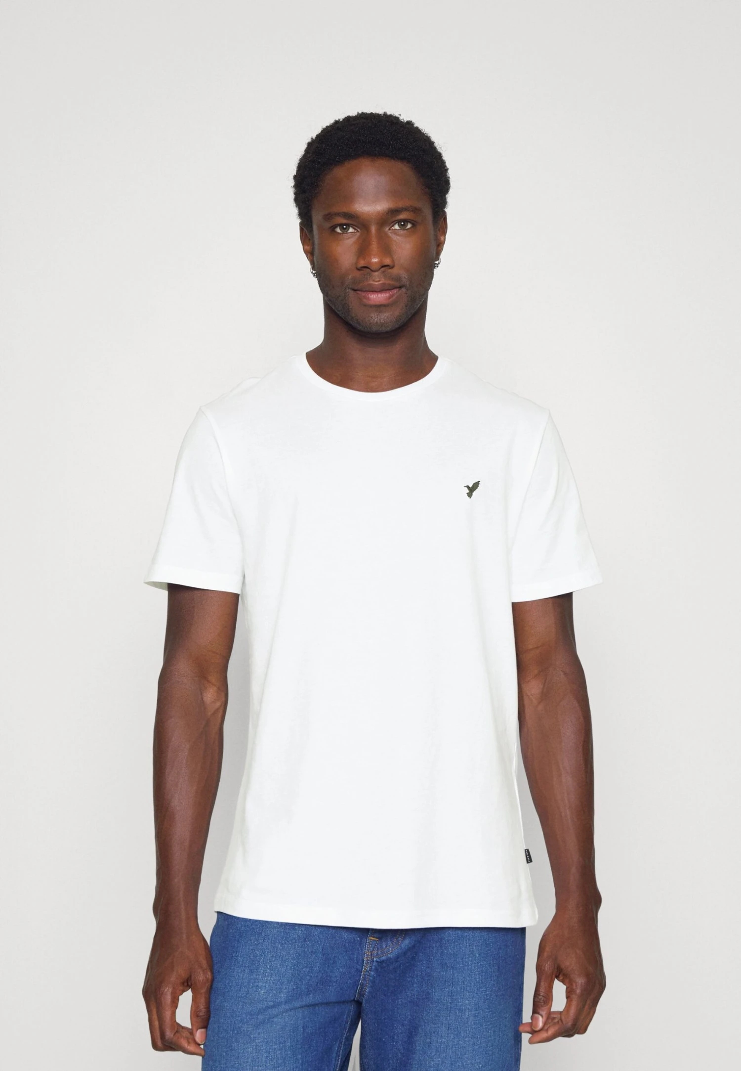 Pier One 5 Pack - T-Shirt Basic - White/Blue/Stone 4 Pier One 5 Pack - T-Shirt Basic - White/Blue/Stone - Afbeelding 2