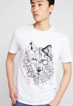 Pier One T-Shirt Print - White -Pier One Mannenmode bc7a16a4618b493685c112de8b6356af