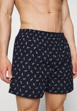 Pier One 5 Pack - Boxershort - Dark Blue/Bordeaux/ Blue -Pier One Mannenmode bf5b61022dd14e078114fe4139261cf8