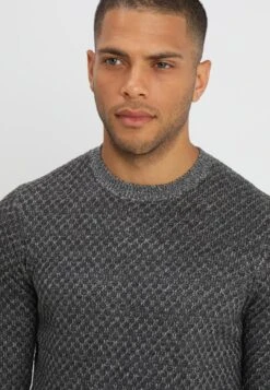 Pier One Trui - Mottled Grey -Pier One Mannenmode c62b864bdc9b459b9f83cadf35795899