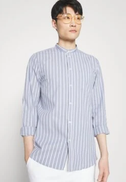 Pier One Muscle Fit Stand- Overhemd - Blue -Pier One Mannenmode c95aee840d27425d93f7825c3cd7c13d