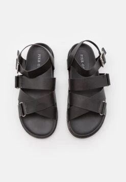 Pier One Unisex - Sandalen - Black -Pier One Mannenmode cfa1a932594a4711b3c49603ed200cce