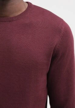 Pier One Basic Crewneck - Trui - Bordeaux -Pier One Mannenmode d715837f4bae40fc8cff240ff173ecfa