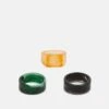 Pier One 3 Pack - Ring - Black/Green/Orange -Pier One Mannenmode e0e17c68eb394d738bc8f7b1176a270e