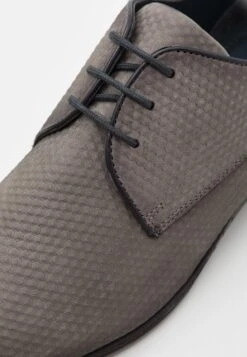 Pier One Leather - Veterschoenen - Dark Grey -Pier One Mannenmode e0f1574267c74dc1b5d53d5cfef035ae