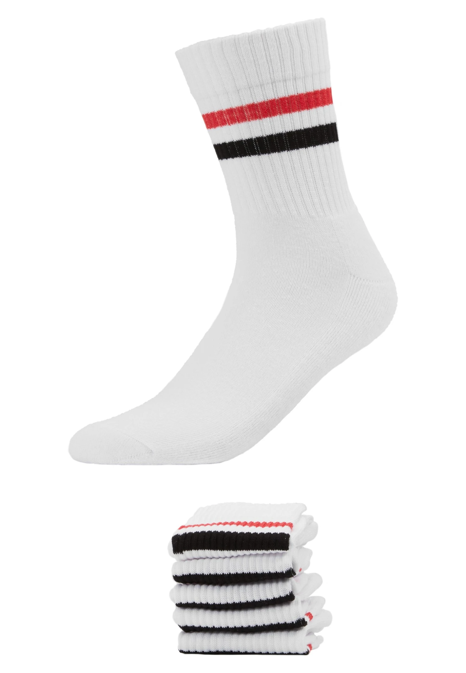 Pier One 5 Pack - Sokken - White/Red/Black 4 Pier One 5 Pack - Sokken - White/Red/Black - Afbeelding 2