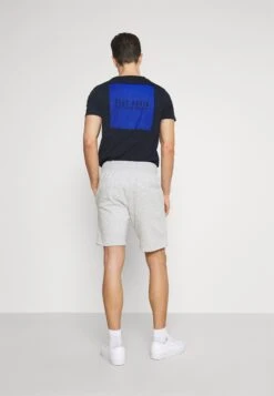 Pier One 2 Pack - Shorts - Mottled Light Grey/Dark Blue -Pier One Mannenmode e60f7b3fdabf4ebdaf4ab507e95d2596