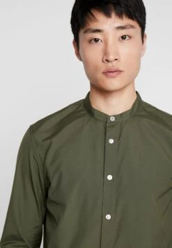 Pier One 2 Pack - Overhemd - Oliv/Black -Pier One Mannenmode e61d982891db443cb20fcf452cc69907