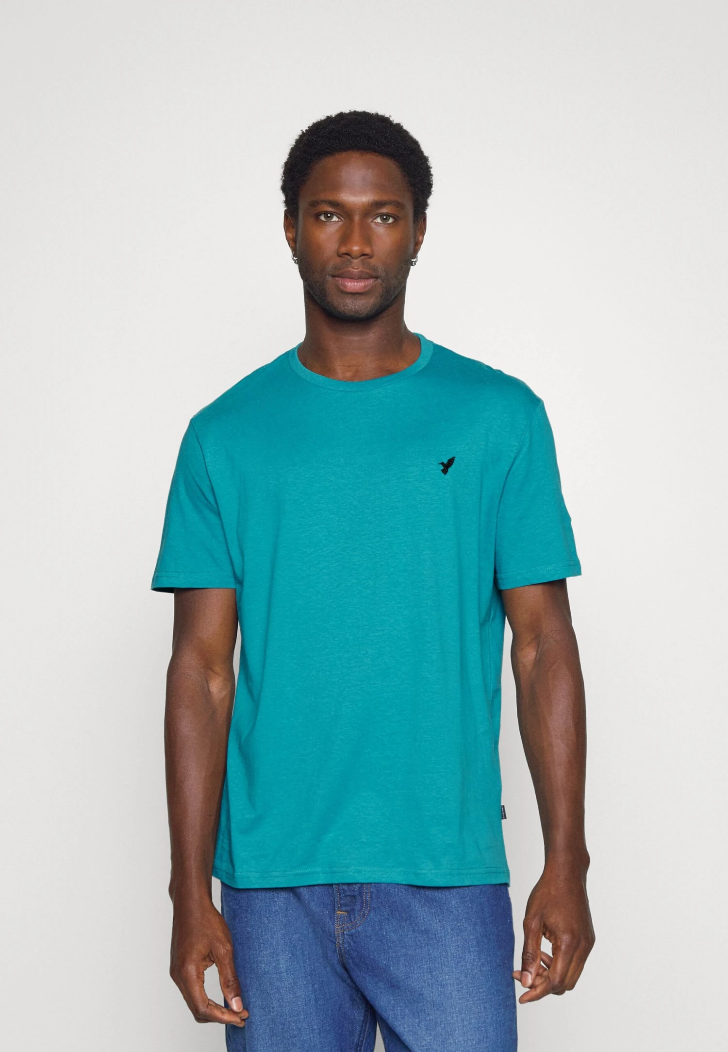 Pier One 5 Pack - T-Shirt Basic - White/Blue/Stone 7 Pier One 5 Pack - T-Shirt Basic - White/Blue/Stone - Afbeelding 5