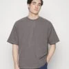Pier One T-Shirt Basic - Dark Grey -Pier One Mannenmode ed2e918879344a599527c6386c432b27