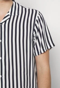 Pier One Overhemd - Dark Blue/White -Pier One Mannenmode f04216a06fc842d38c3fc0f259374953