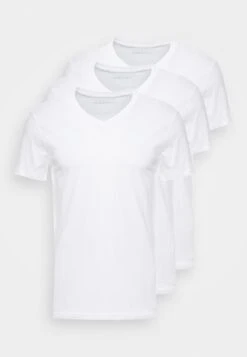 Pier One 3 Pack- T-Shirt Basic - White -Pier One Mannenmode f303a530b2ca4ce1b1fd875519edd597