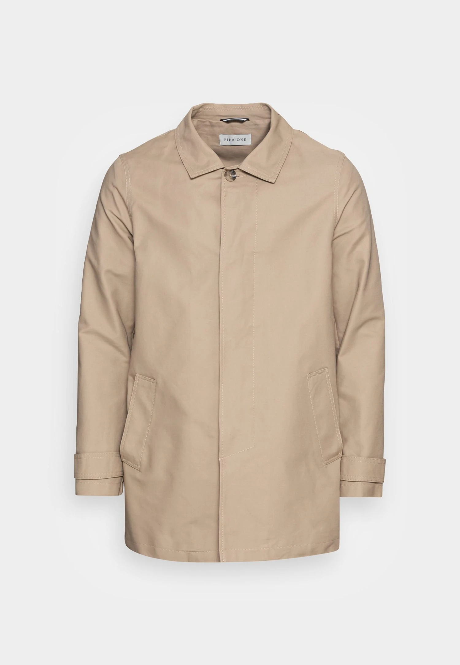 Pier One Commuter Coat- Halflange Jas - Tan 7 Pier One Commuter Coat- Halflange Jas - Tan - Afbeelding 5