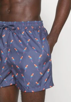 Pier One Zwemshorts - Dark Blue/Multi-Coloured -Pier One Mannenmode f5df0e665631444f8176e8f263e4353a