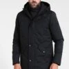 Pier One Parka - Black -Pier One Mannenmode f7d3167a7b8147c1aeb67cddc9f32a8d