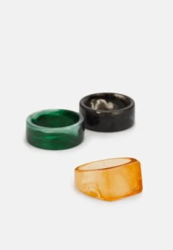 Pier One 3 Pack - Ring - Black/Green/Orange -Pier One Mannenmode fa3f2614c06648be9f9108cc78d74ab1