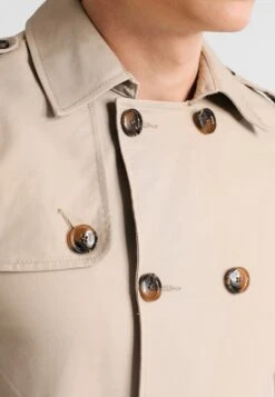 Pier One Trenchcoat - Beige -Pier One Mannenmode fd2acef9cc37474b8d762861283e4c9a
